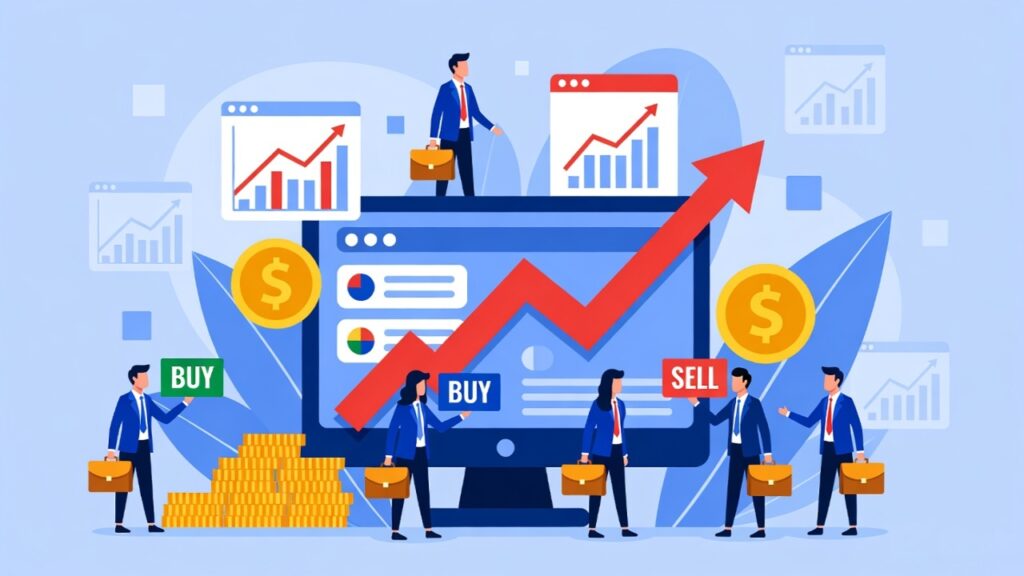 stock analysis chart example